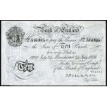 BRITISH BANKNOTES, Bank of England, C.P. Mahon, Ten Pounds, 24 July 1926, Manchester, 099/V 36005 (