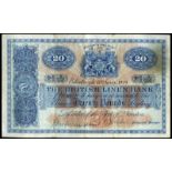 BRITISH BANKNOTES, The British Linen Bank, Twenty Pounds, 6 April 1929, R/3 3265, signature of H.