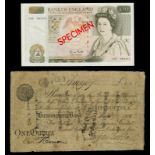 BRITISH BANKNOTES, Bank of England, G.M. Gill, Fifty Pounds, 1988-90, C02 093451 (Dugg. B356);