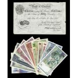 BRITISH BANKNOTES, ENGLAND, Operation Bernhard, Fifty Pounds, 20 June 1930, 44/N prefix; together