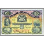 BRITISH BANKNOTES, The National Bank of Scotland Ltd, Twenty Pounds, 1 March 1952, A 192-816,