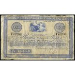 BRITISH BANKNOTES, Provincial Bank of Ireland Ltd, One Pound, 1 January 1917, T 73238, signature