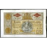 BRITISH BANKNOTES, Bank of Scotland, Twenty Pounds, 5 June 1942, 10/G 3964, Elphinstone-Crawford