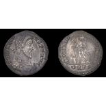 ANCIENT COINS, Roman Imperial Coinage, Eugenius, Miliarense, Trier, 392-4, pearl-diademed bust