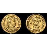 ANCIENT COINS, Roman Imperial Coinage, Valens, Solidus, Antioch, c. 364, diademed, draped and