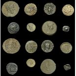 ANCIENT COINS, Macedonia, Philippi, Æ 17, temp. Claudius or Nero, Victory standing left, rev.