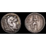 ANCIENT COINS, Greek Coinages, Kings of Macedonia, Alexander the Great, posthumous Tetradrachm,