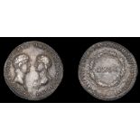 ANCIENT COINS, Roman Imperial Coinage, Nero and Agrippina II, Denarius, Lugdunum, October-December