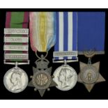 Four: Private A. Cosgrove, Seaforth Highlanders Afghanistan 1878-80, 4 clasps, Peiwar Kotal,