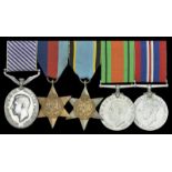 A fine Second World War D.F.M. group of five awarded to Flight Sergeant N. Moffat, Royal Air