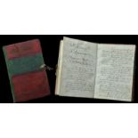An important manuscript Standing Order book for the 13th Light Dragoons, circa 1814, with