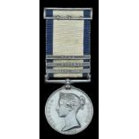 Naval General Service 1793-1840, 3 clasps, 1 June 1794, St. Vincent, Nile (William Beadle) with