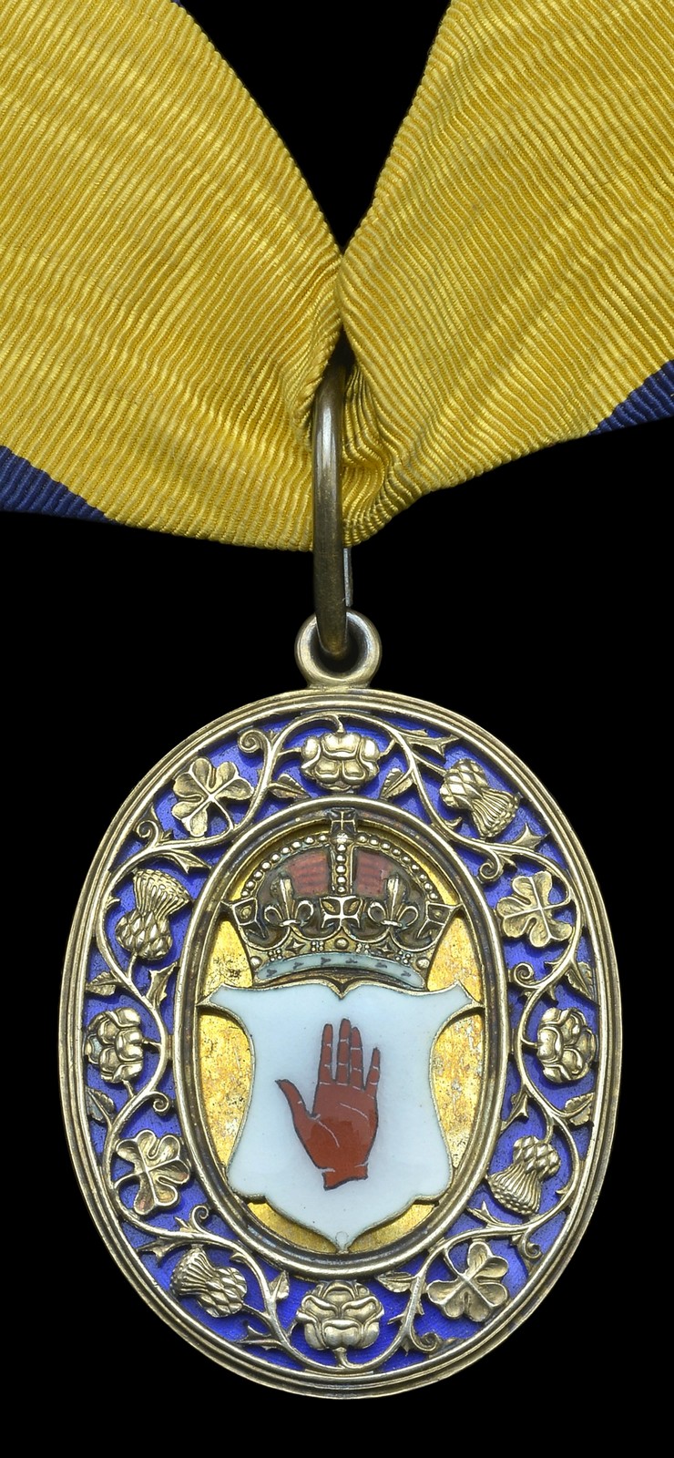 Baronet’s Badge, of the United Kingdom, silver-gilt and enamel, reverse inscribed, ‘Jones of