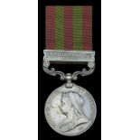 India General Service 1895-1902, 1 clasp, Relief of Chitral 1895 (7182 Pte. M. Taylor, 1st Bn. K.