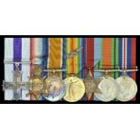 A Great War M.C. group of seven awarded to Major H. G. Fry, Royal Engineers Military Cross, G.V.