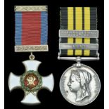 An extremely rare West Africa 1892 operations D.S.O. pair awarded to Lieutenant-Colonel R. J.