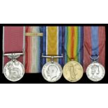 A civil B.E.M. group of four awarded to Storekeeper S. H. Cook, Ordnance Survey Department, late