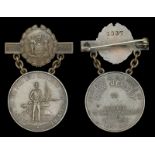 New Jersey, Civil War Veterans’ Medal 1861-65, by William Meyers Co., bronze, unnamed, complete with