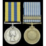 Pair: Private A. Rose, Royal Norfolk Regiment Korea 1950-53, 2nd issue (22413975 Pte., R. Norfolk.);