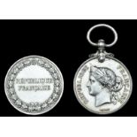 France, Medal of Honour, Ministry of the Interior, for Acts of Devotion, 27mm., silver, reverse