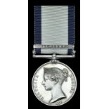 Naval General Service 1793-1840, 1 clasp, Algiers (J. Garrett, Midshipman) good very fine	 £1800-
