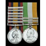 Pair: Private H. Smith, King’s Royal Rifle Corps Queen’s South Africa 1899-1902, 6 clasps, Talana,