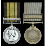 Pair: Fusilier H. M. Roy, Royal Irish Fusiliers Africa General Service 1902-56, 1 clasp, Kenya (