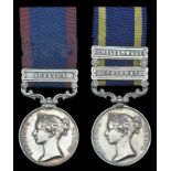 Pair: Serjeant G. Nixon, 29th Regiment Sutlej 1845-46, for Ferozeshuhur 1845, 1 clasp, Sobraon (