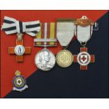 Five: Nena G. Taylor, British Red Cross Society Order of the League of Mercy, silver-gilt and