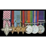 A good Second World War A.F.C. group of seven awarded to Flight Lieutenant S. D. Walbank, Royal