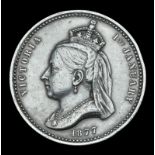 Empress of India 1877, silver (Presented to Regl. Sgt. Maj. T. Stuart, 10th Hussars, Delhi 1st