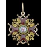 Russia, Order of St. Stanislaus, 3rd Class breast badge by Albert Keibel, St. Petersburg, 37 x