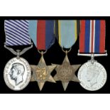 A good Second World War pathfinder’s D.F.M. group of four awarded to Flight Lieutenant P. E. Turner,