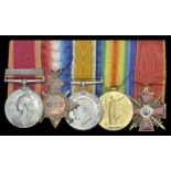 The Boxer Rebellion and Great War campaign group of five awarded to Commander S. E. Holder, Royal