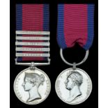 The rare Peninsula and Waterloo pair awarded to Lieutenant-Colonel R. H. Croker, 18th Hussars, who