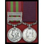 Pair: Quartermaster Serjeant J. A. Watson, Dorset Regiment India General Service 1895-1902, 2