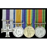 A Great War M.C. group of four awarded to Captain R. W. Dixon, Royal Garrison Artillery Military
