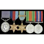 A fine Second World War D.F.M. group of five awarded to Warrant Officer F. S. Eggo, Royal Air Force,
