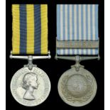 Pair: Corporal G. Kitson, 3rd Royal Australian Regiment Korea 1950-53, 1st issue (4400166 G.