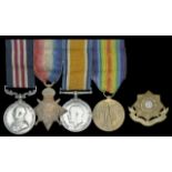 A Great War M.M. group of four awarded to Serjeant R. Lee, 10th Battalion East Yorkshire Regiment
