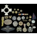 Miscellaneous Cap Badges, Collars, Buttons and Commemorative Items, including a fine quality cast