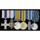 A Great War Italy operations M.C. group of six awarded to 2nd Lieutenant J. T. Harrison, South