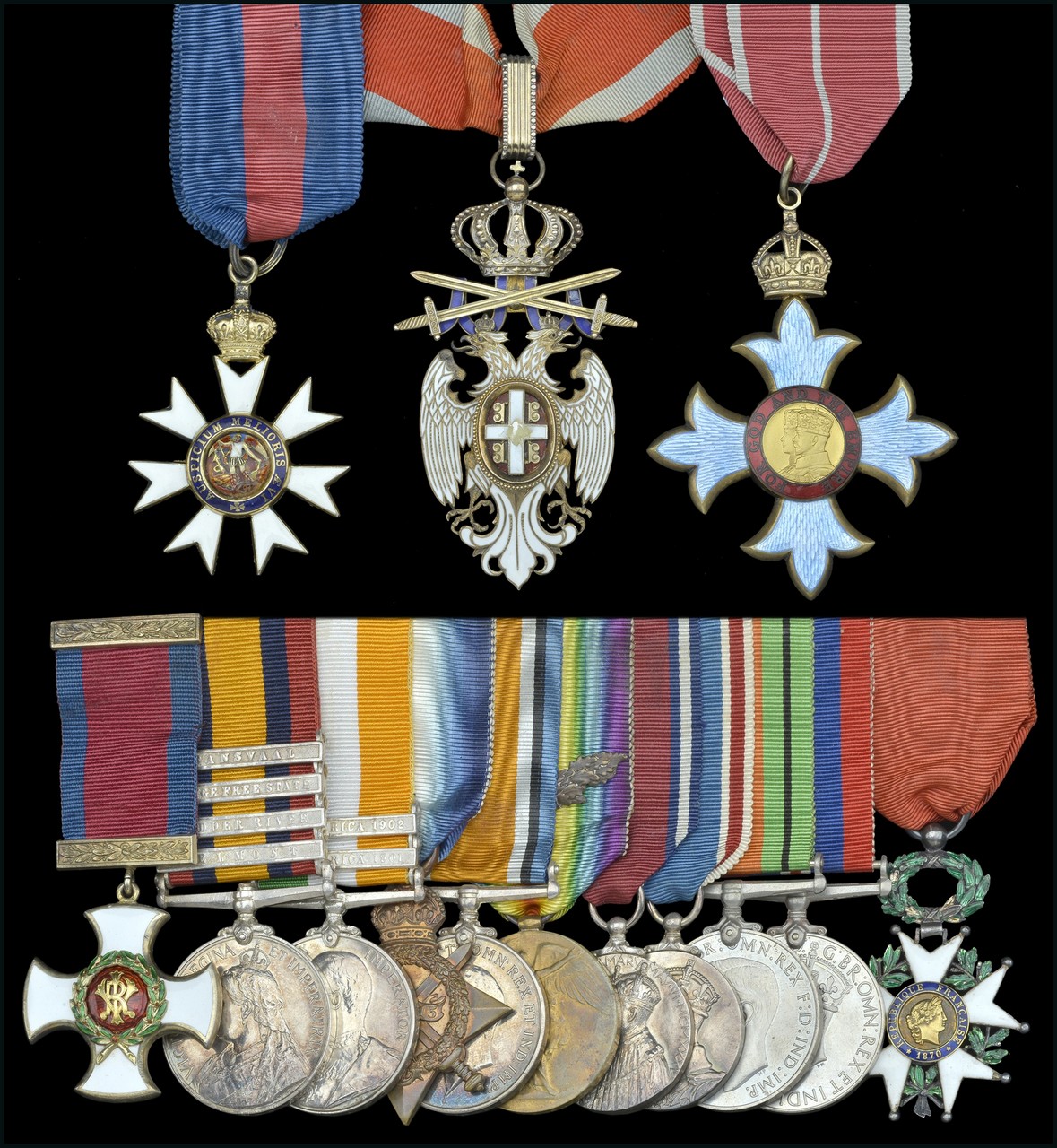 A fine Great War C.M.G., Second World War C.B.E., Boer War D.S.O. group of fourteen awarded to