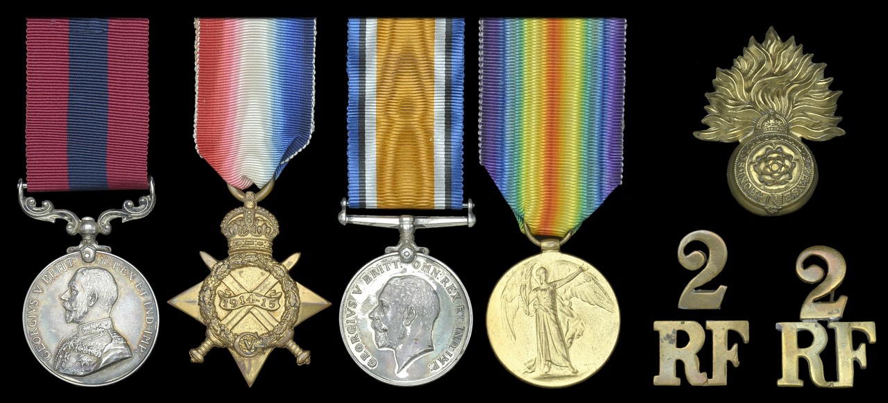 A Great War ‘Western Front’ D.C.M. group of four awarded to Serjeant W. A. Murgatroyd, 2nd Battalion