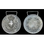 Italy, Kingdom, Al Valore Militare, silver, obverse unmarked, reverse details erased and re-