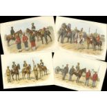 ‘Types of the Indian Army’ Prints from the Army and Navy Magazine c. 1900 - 1901, a scarce