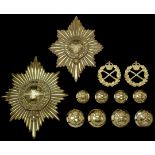 King Edward VIII/Duke of Windsor Interest, a superb pair of Field Marshal’s gilt collar badges,