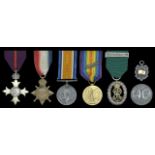 A Great War O.B.E. group of five awarded to Lieutenant-Colonel C. Crosskey, Army Service Corps, late