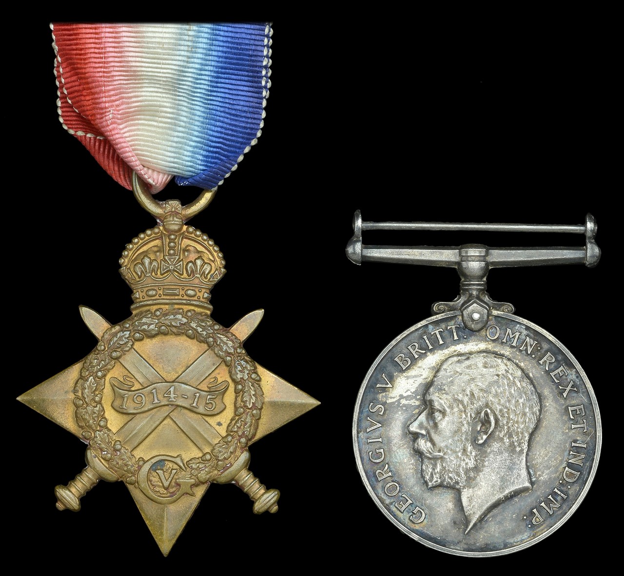 Pair: Private J. C. Door, 9th Battalion West Yorkshire Regiment, killed in action, France, 14 July