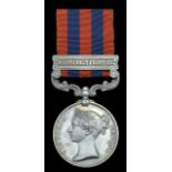 India General Service 1854-95, 1 clasp, North West Frontier (2136 Pte. C. Canfield, 3 Bn. Rif. Bde.)